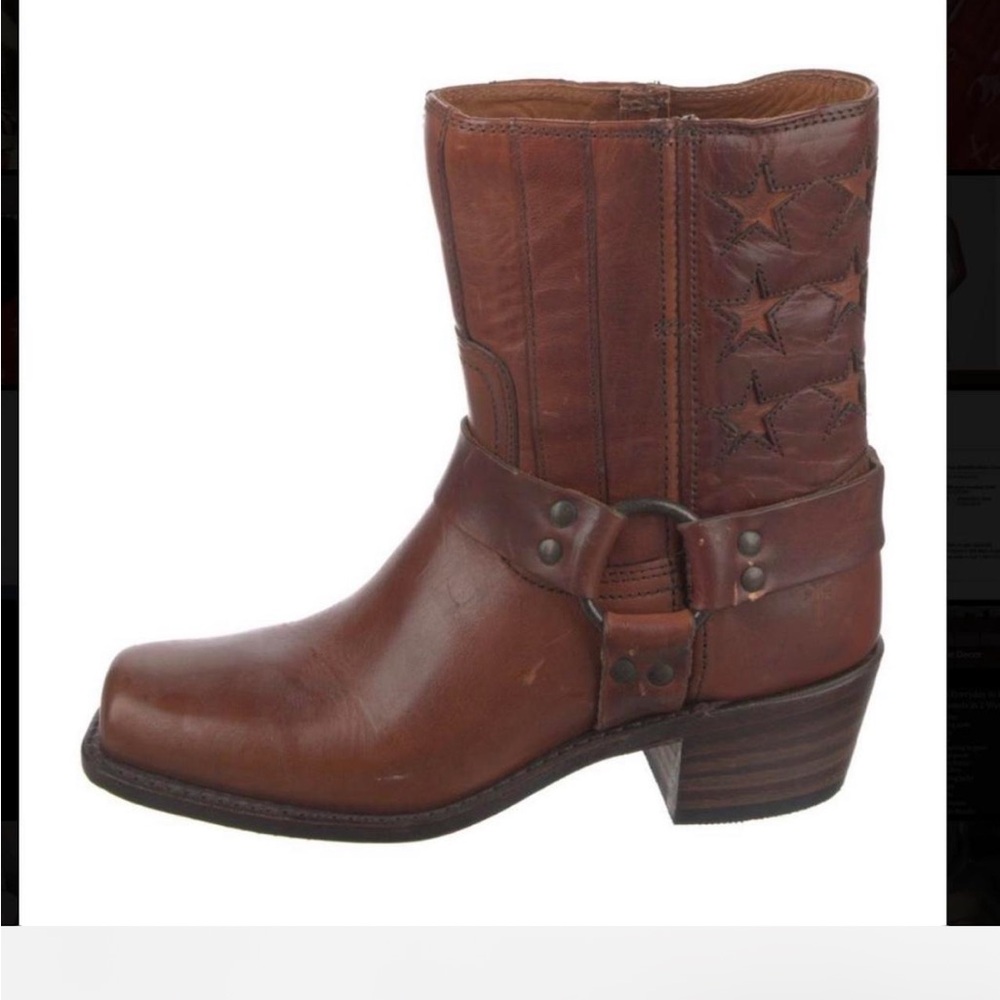 Frye Harness Boots with Stars ⭐️